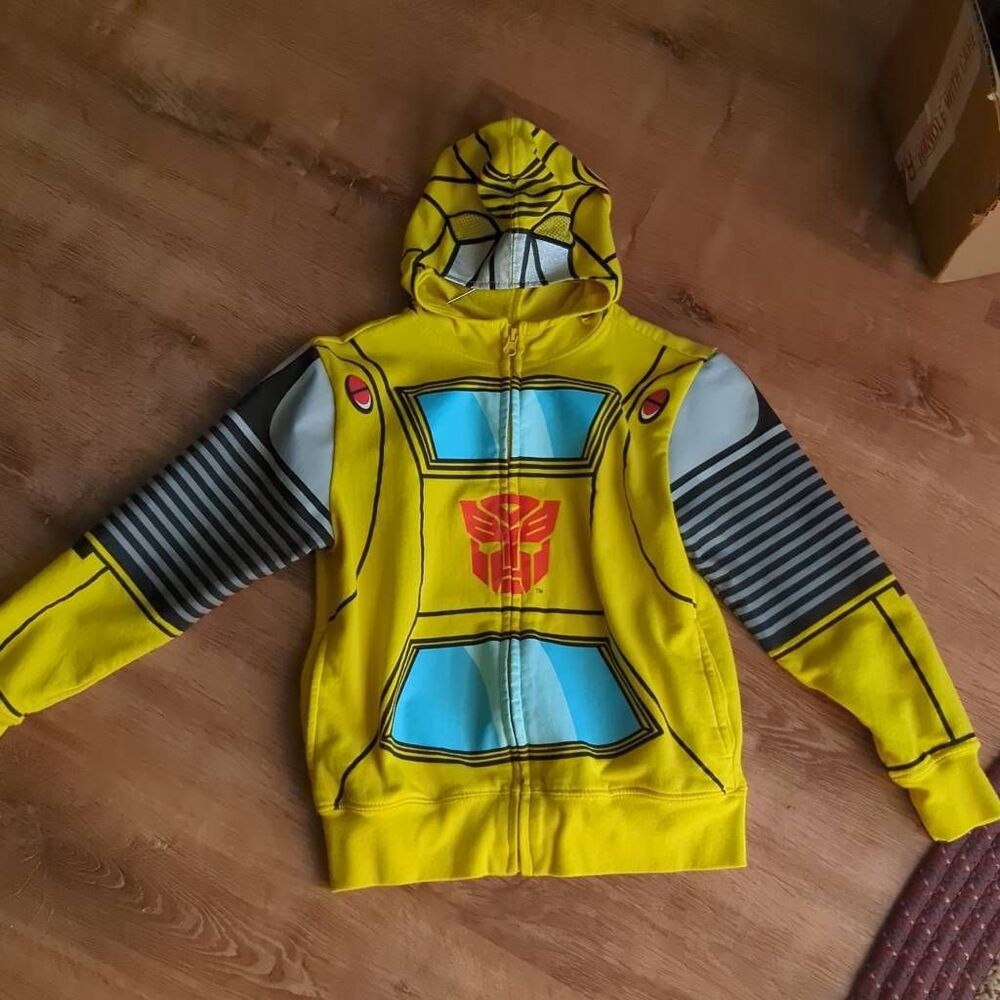 Transformers bumblebee hoodie jacket size 4
